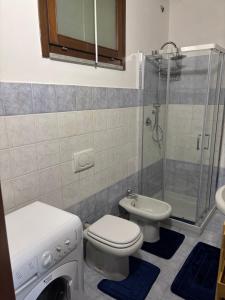Koupelna v ubytování B&B Luna
