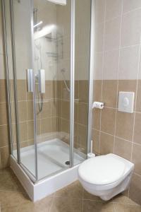 Vannituba majutusasutuses Hotel Adalbert Szent György Ház