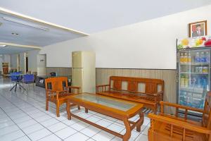 Istumisnurk majutusasutuses OYO 91710 Hotel Anugerah