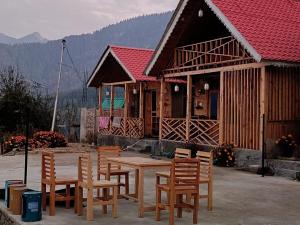 Üldine mäevaade või majutusasutusest Himalayan Heart Aashiyana pildistatud vaade