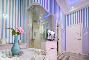 Salle de bains dans l'établissement Gulangyu Yuanzhongyuan Homestay