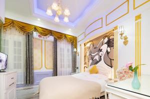 Gulta vai gultas numurā naktsmītnē Gulangyu Yuanzhongyuan Homestay +37 fotogrāfijas