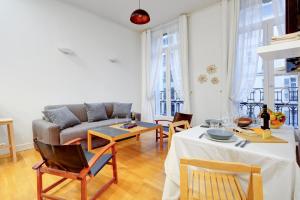 Posezení v ubytování 5013 Kleber Suite - Suite near Arc de Triomphe