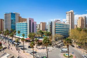 Výhľad na mesto Benidorm alebo výhľad na mesto priamo z hotela
