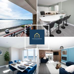 Η κουζίνα ή μικρή κουζίνα στο Penthouse River View near Edinburgh