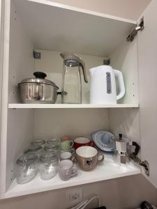 Nhà bếp/bếp nhỏ tại Valentino suites&terrace