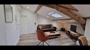 Χώρος καθιστικού στο Votre Loft aux Halles de Sète