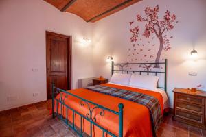 Postel nebo postele na pokoji v ubytování Agriturismo Meriggio