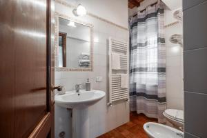 Koupelna v ubytování Agriturismo Meriggio
