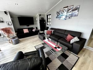 Posezení v ubytování Discover Iceland Lodges