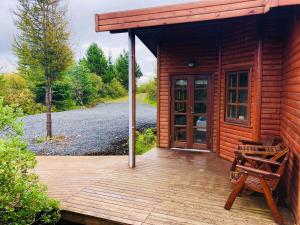 Zahrada ubytování Discover Iceland Lodges