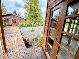 Zahrada ubytování Discover Iceland Lodges