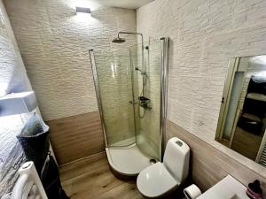 Koupelna v ubytování Discover Iceland Lodges