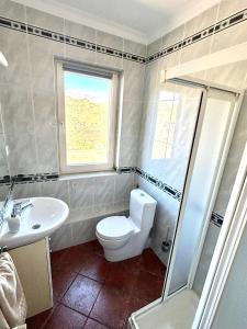 Koupelna v ubytování Villa La Higuera