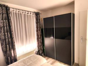 Postel nebo postele na pokoji v ubytování Haus Wiesenblick