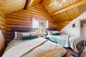 Katil atau katil-katil dalam bilik di Serenity View Cabin