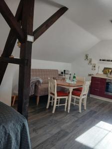 Posezení v ubytování Ferienwohnung Axcher Hof