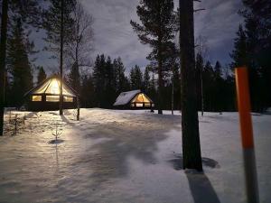 Το Igloo 2 in Villa Northern Lights by DG Lomailu τον χειμώνα +12 φωτογραφίες