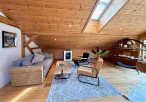 TV a/nebo společenská místnost v ubytování CHALET BELLE WILD by Belle Stay