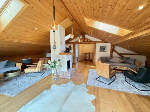 Posezení v ubytování CHALET BELLE WILD by Belle Stay