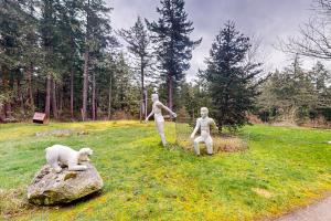 Zahrada ubytování Island Artist Studio