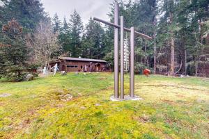 Zahrada ubytování Island Artist Studio