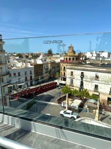 Výhľad na mesto Jerez de la Frontera alebo výhľad na mesto priamo z apartmánového hotela