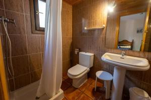 Koupelna v ubytování Casa Samarra