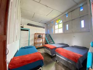 Postel nebo postele na pokoji v ubytování Hotel y Rest. las Cristalinas