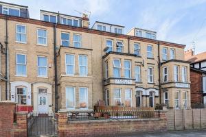 Bygningen som feriehuset ligger i