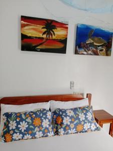 Postel nebo postele na pokoji v ubytování Jeno Tourist Inn