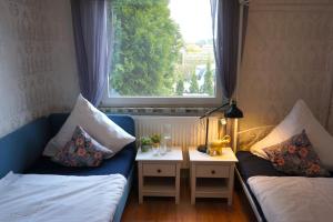 Χώρος καθιστικού στο Apartment Miesmuschelparadies