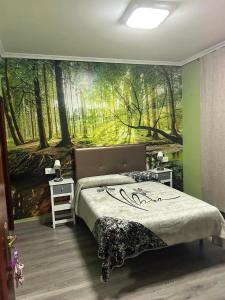 Posteľ alebo postele v izbe v ubytovaní Hostal imperio