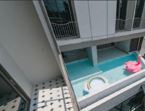 Balkón nebo terasa v ubytování Carrara Hotel Hatyai