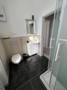 Koupelna v ubytování Renoviertes Appartment mit 2 Schlafzimmern