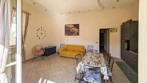 Et opholdsområde på La casa di nonna Maria