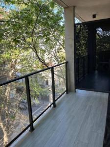 Balkoni atau teres di Palermo CoWork and Jacuzzi Studio