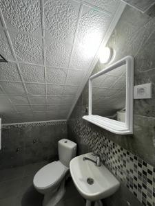 A bathroom at Apartmani Ćosić - Kuršumlijska banja