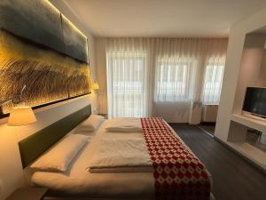 Postel nebo postele na pokoji v ubytování DASKöln