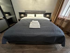 Ліжко або ліжка в номері Arcadia apartment & sea terrace