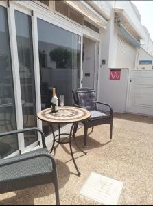 Balkon lub taras w obiekcie Lazydays