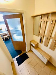 Koupelna v ubytování Apartmá Luxura