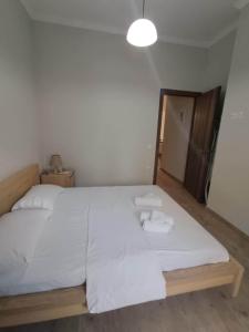 Ένα ή περισσότερα κρεβάτια σε δωμάτιο στο Center Twin Apartments - 1