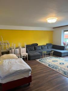 Posezení v ubytování Ferienzimmer zwischen Wien und Tulln