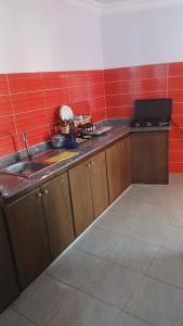 Dapur atau dapur kecil di Saidia Appartement