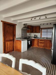 Una cocina o cocineta en Viña Le Vigneron
