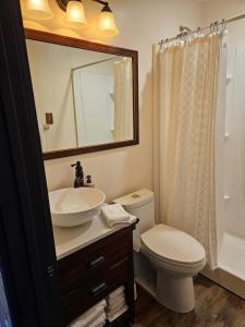 Bilik mandi di Charming Canyon Cabin