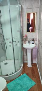 Koupelna v ubytování Hostal Castro Chiloé - Chacabuco #279