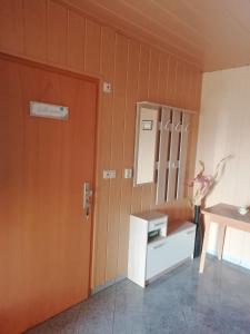 Η κουζίνα ή μικρή κουζίνα στο Wohnung In Kühberg Mit Grill