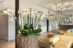 Khu vực ghế ngồi tại Hotel Kettenbrücke